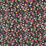 Viscose Florale Noire - Ribes y Casals