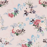 Viscose Floral Rose Clair - Ribes y Casals