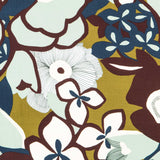 Viscose Floral Vert Militaire - Ribes y Casals