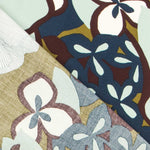 Viscose Floral Vert Militaire - Ribes y Casals