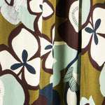 Viscose Floral Vert Militaire - Ribes y Casals