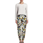 Viscose Floral Vert Militaire - Ribes y Casals