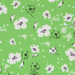 Viscose Petites Fleurs Vert - Ribes y Casals