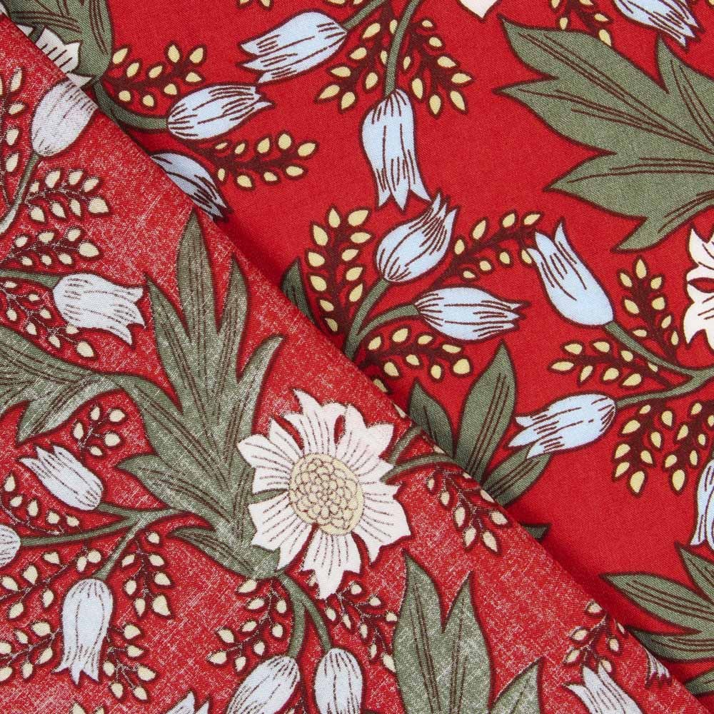Viscose Folk Rouge - Ribes y Casals