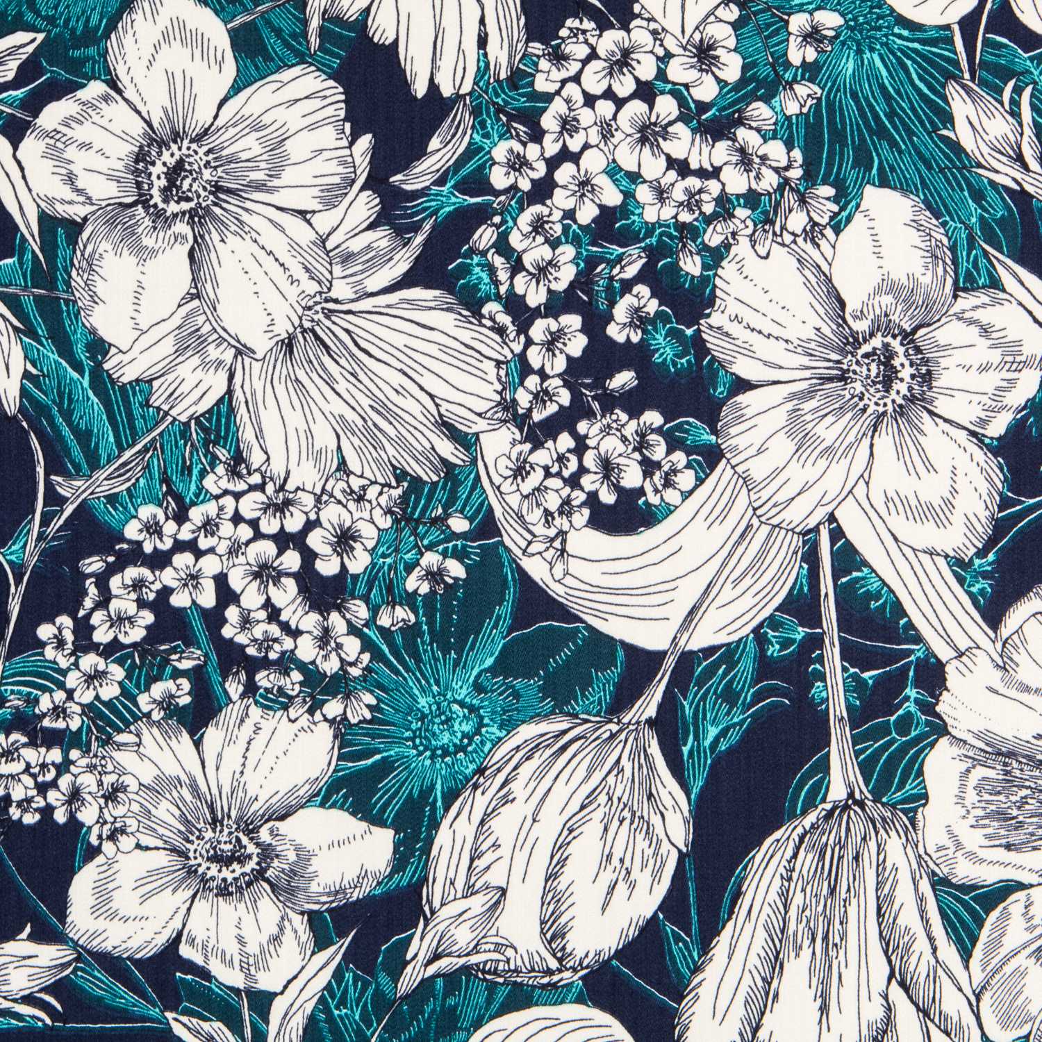 Viscose Pois Vert Forêt - Ribes y Casals