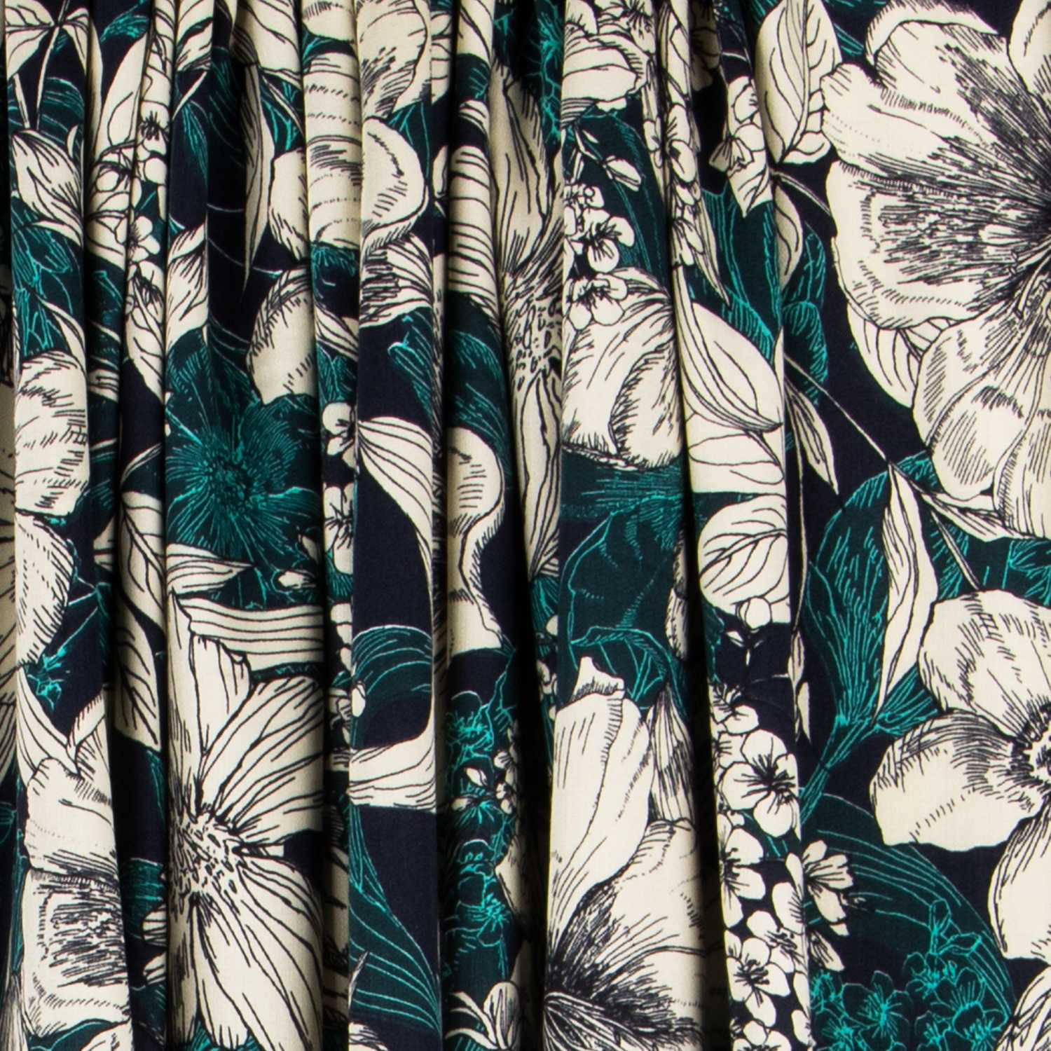 Viscose Pois Vert Forêt - Ribes y Casals