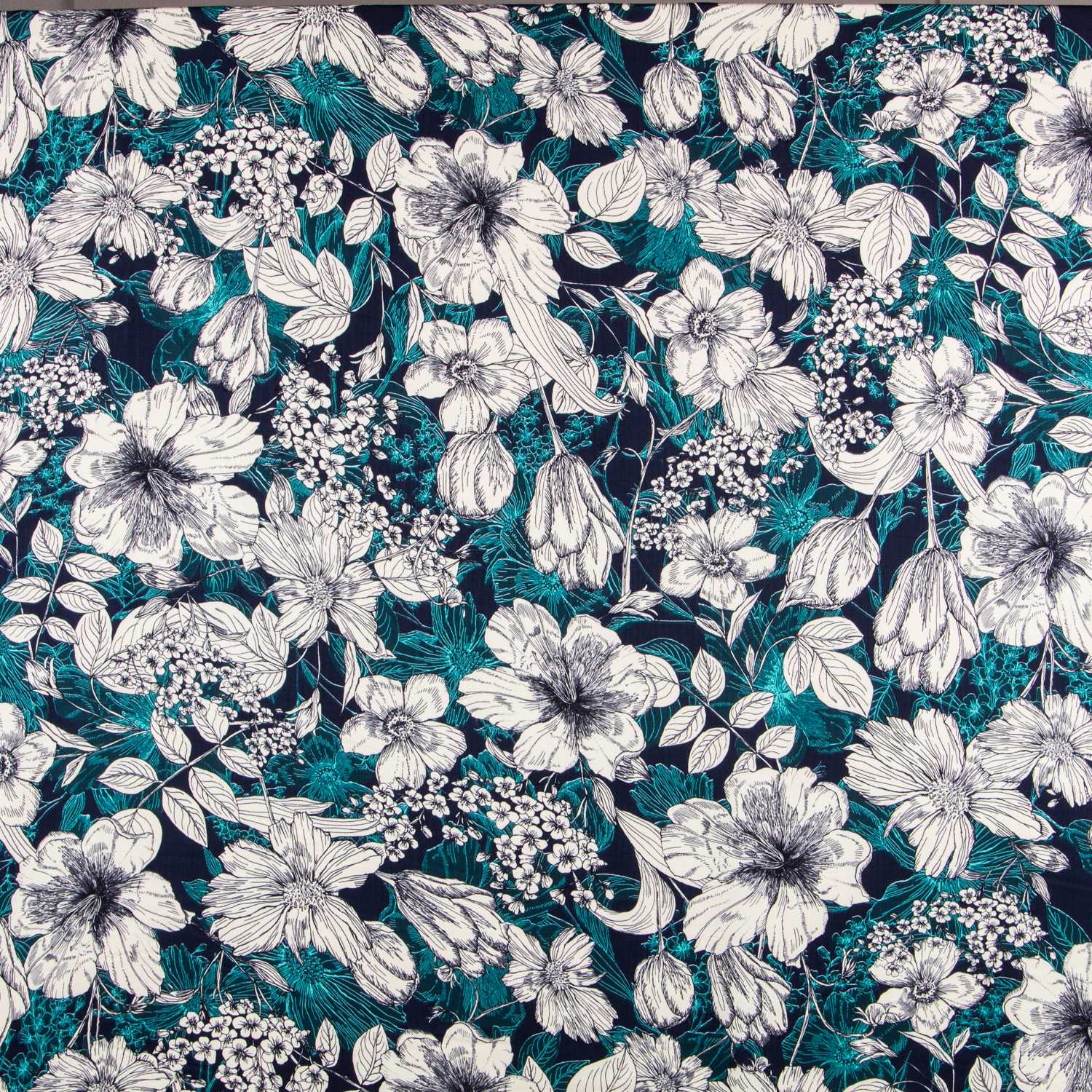 Viscose Pois Vert Forêt - Ribes y Casals