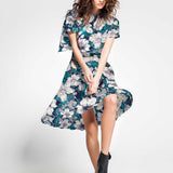 Viscose Pois Vert Forêt - Ribes y Casals