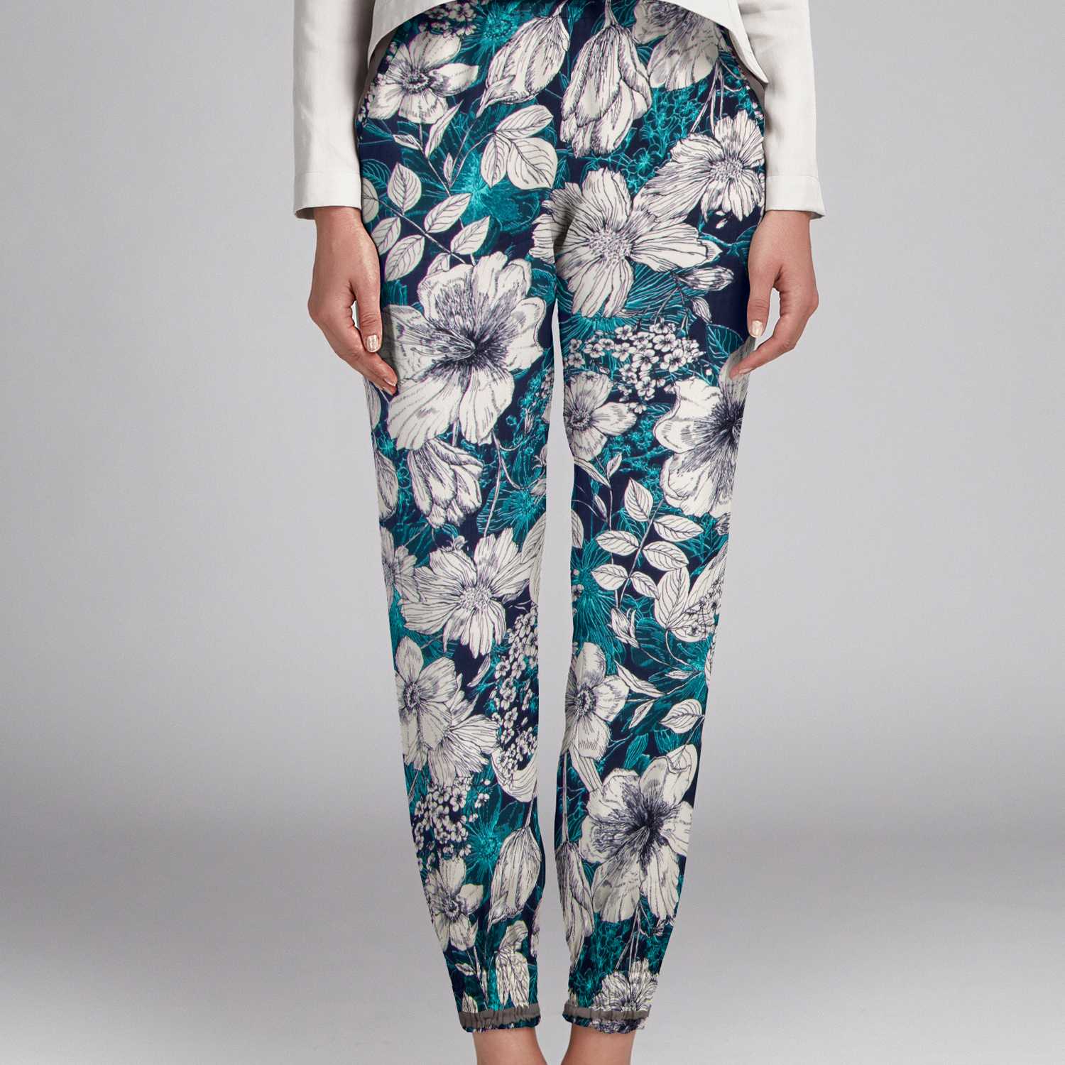 Viscose Pois Vert Forêt - Ribes y Casals