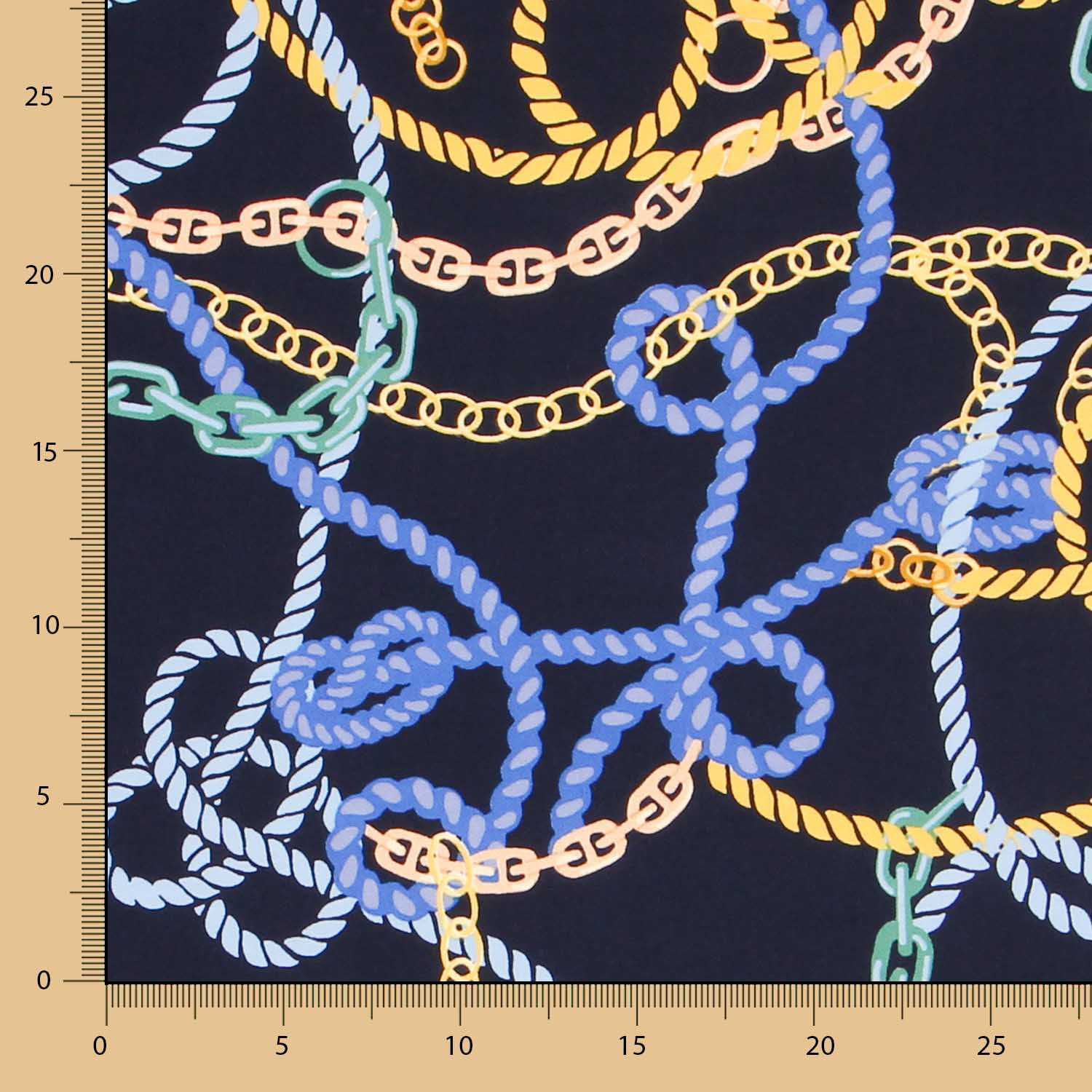 Viscose Hermès Bleu Nuit - Ribes y Casals