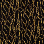 Viscose Bouquets Noir - Ribes y Casals