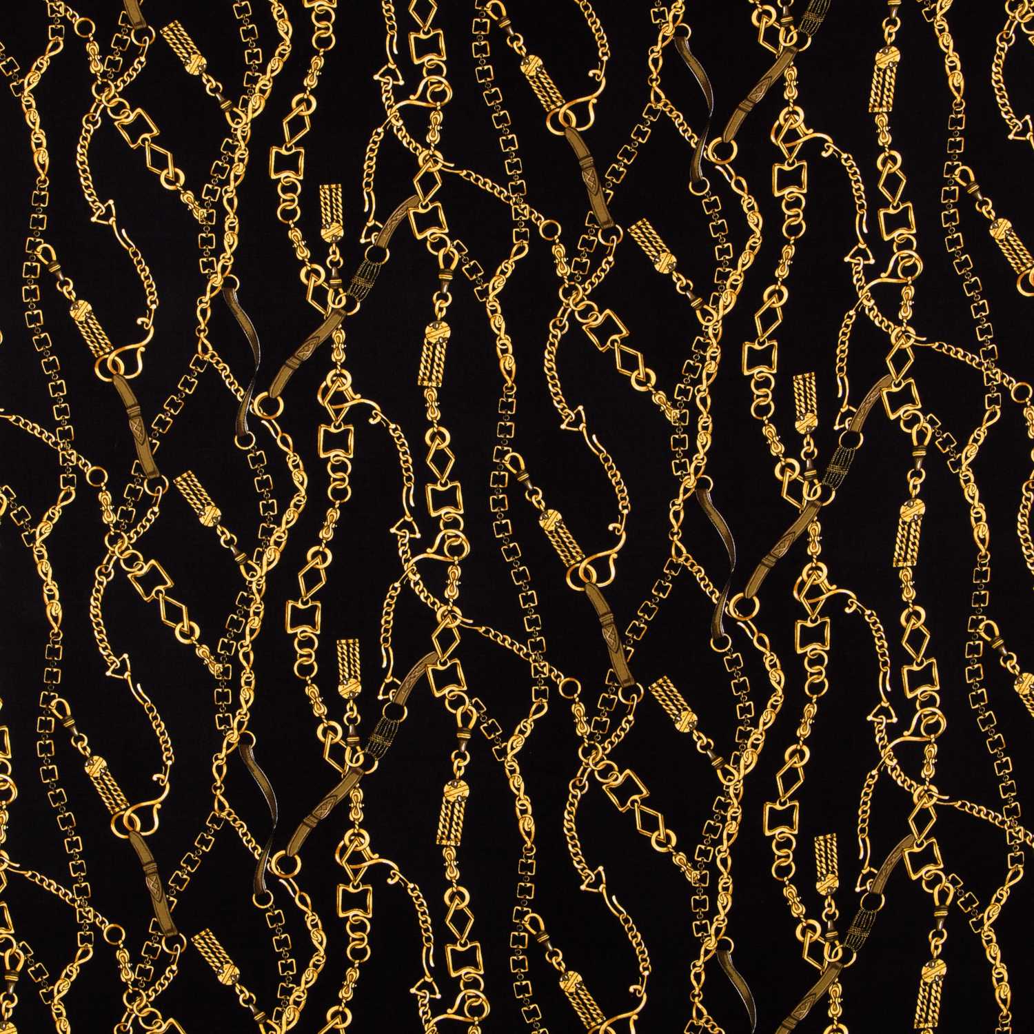 Viscose Bouquets Noir - Ribes y Casals