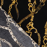 Viscose Bouquets Noir - Ribes y Casals