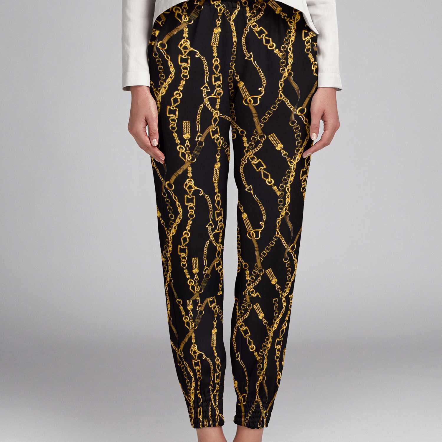 Viscose Bouquets Noir - Ribes y Casals