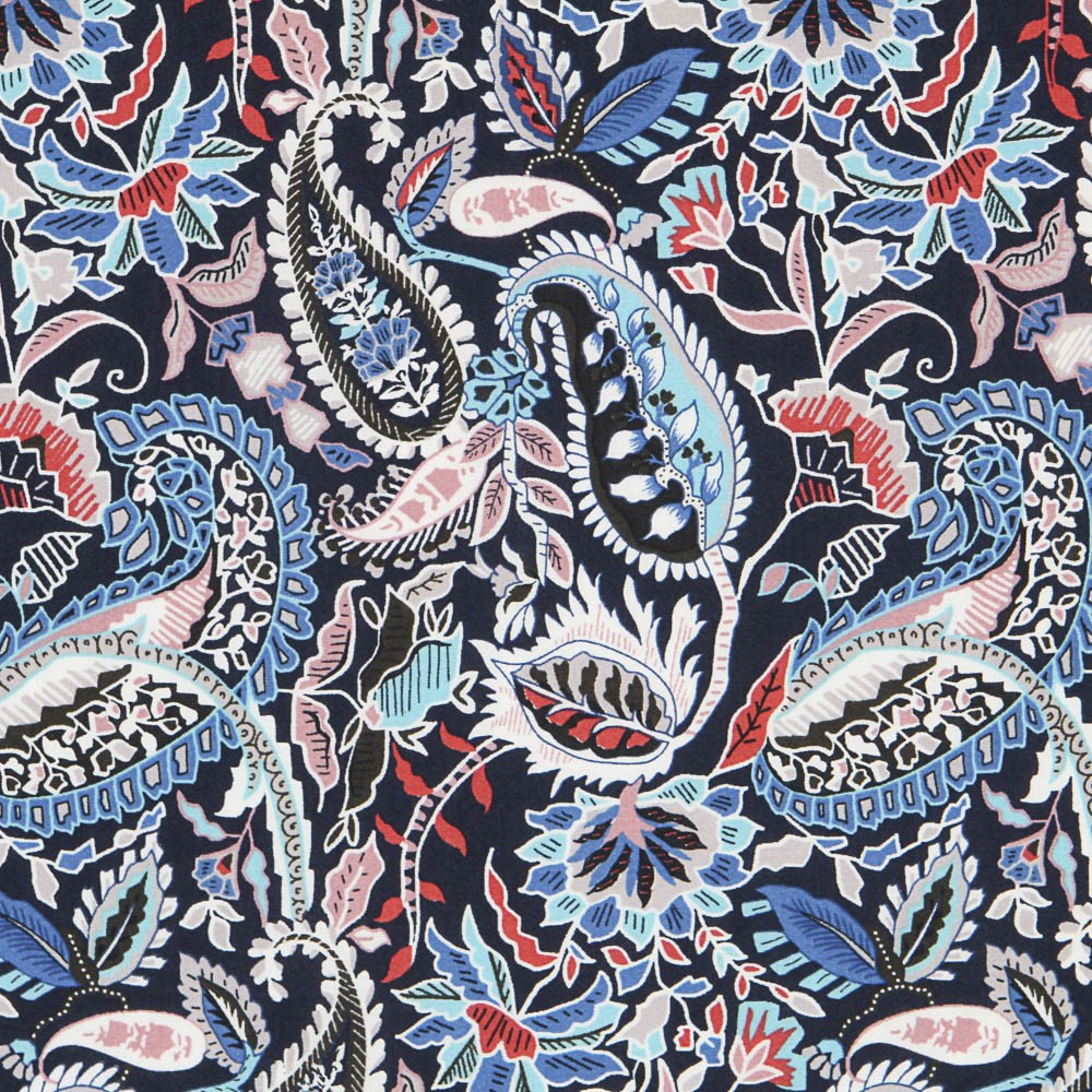 Viscose Koweït Bleu Foncé - Ribes y Casals