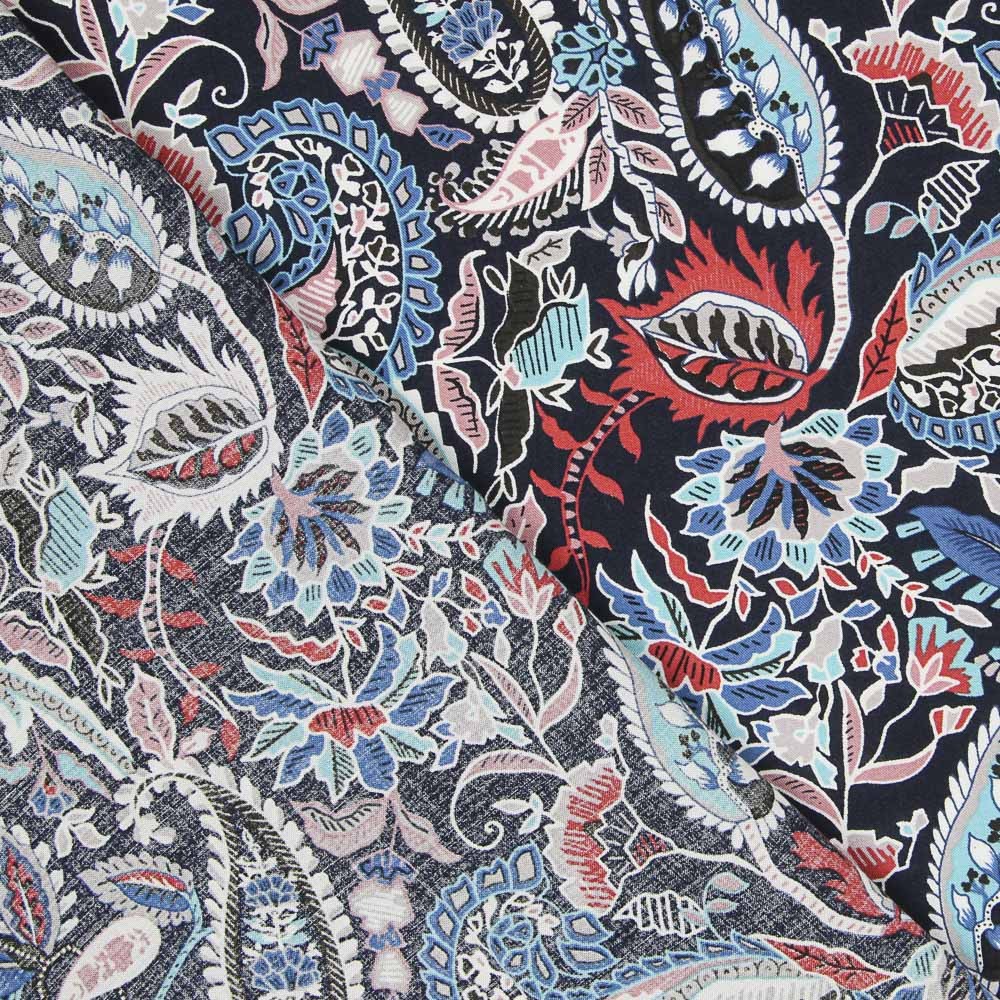 Viscose Koweït Bleu Foncé - Ribes y Casals