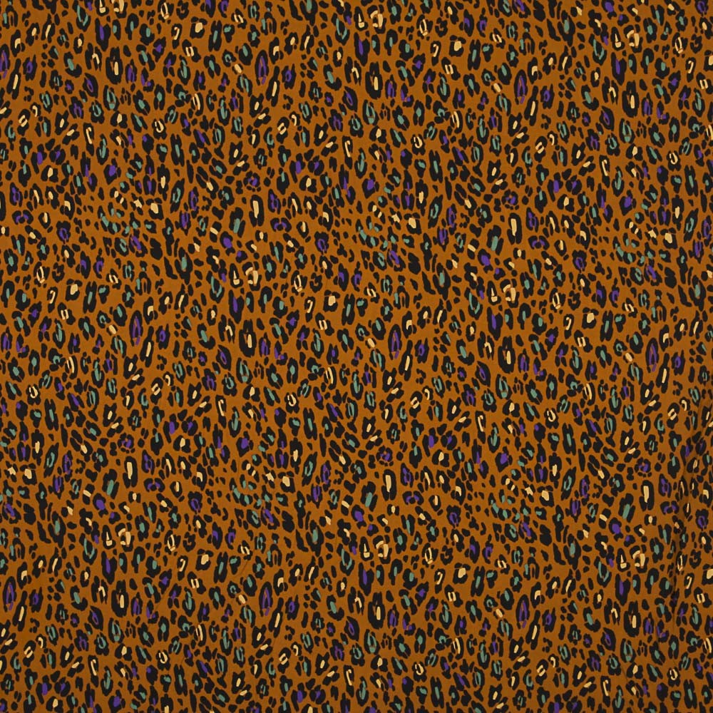 Viscose Léopard Marron - Ribes y Casals