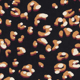 Viscose Léopard Noir - Ribes y Casals