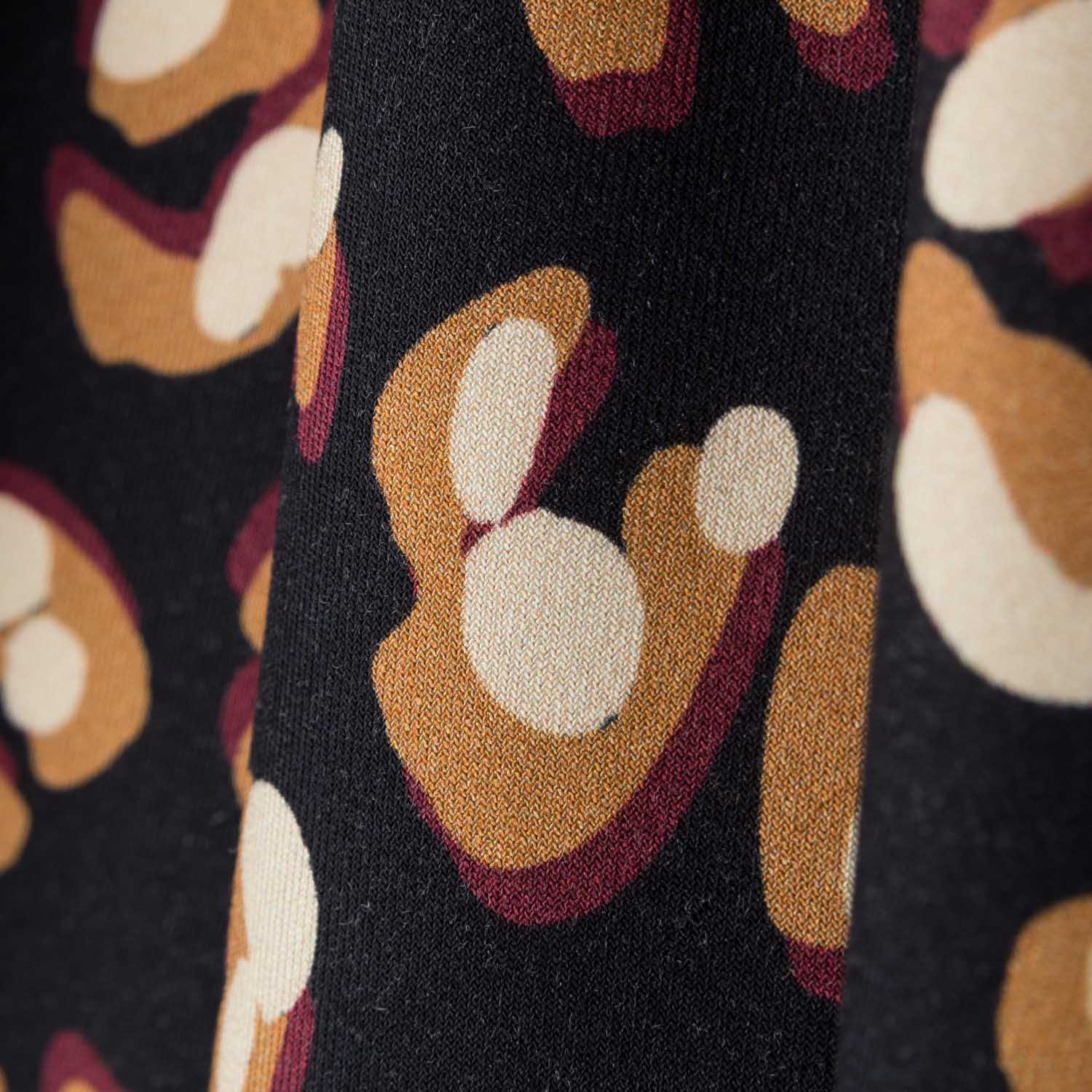 Viscose Léopard Noir - Ribes y Casals