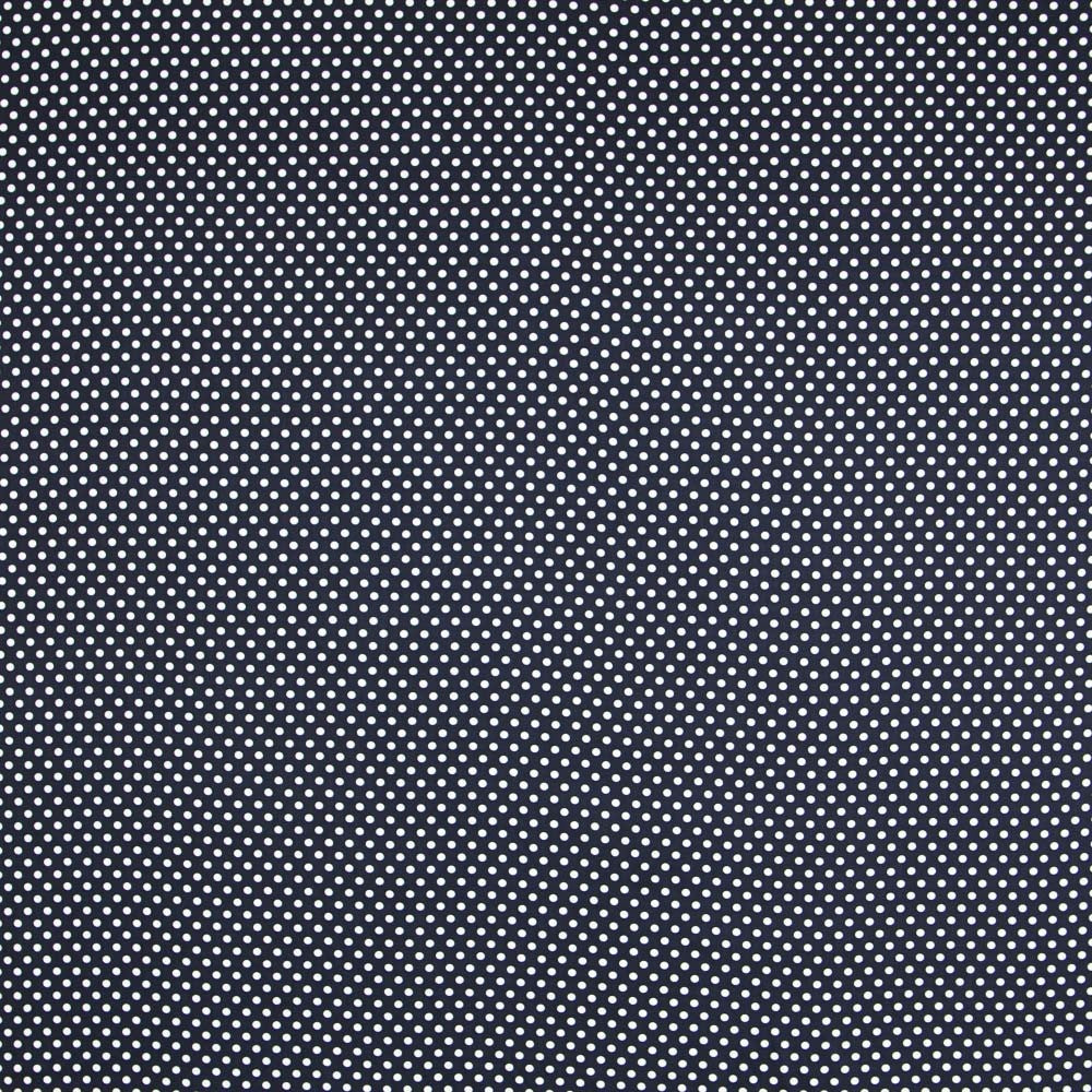Viscose Pois Bleu Foncé - Ribes y Casals
