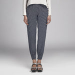 Viscose Pois Bleu Foncé - Ribes y Casals