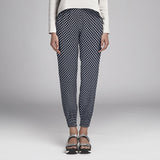 Viscose Pois Bleu Foncé - Ribes y Casals