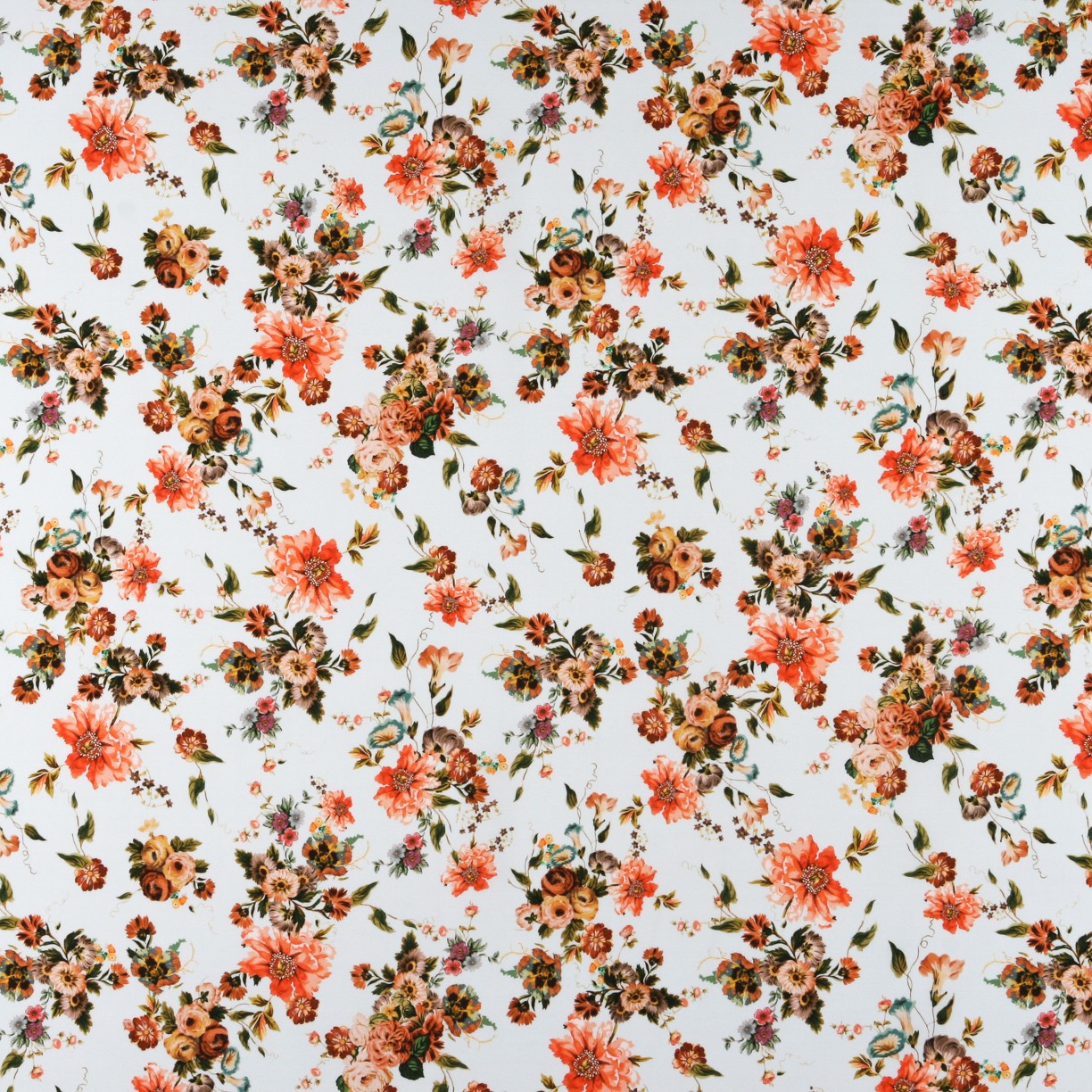 Viscose Lycra Branches Bleuté - Ribes y Casals