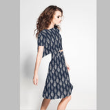 Viscose Médailles Bleu Électrique - Ribes y Casals