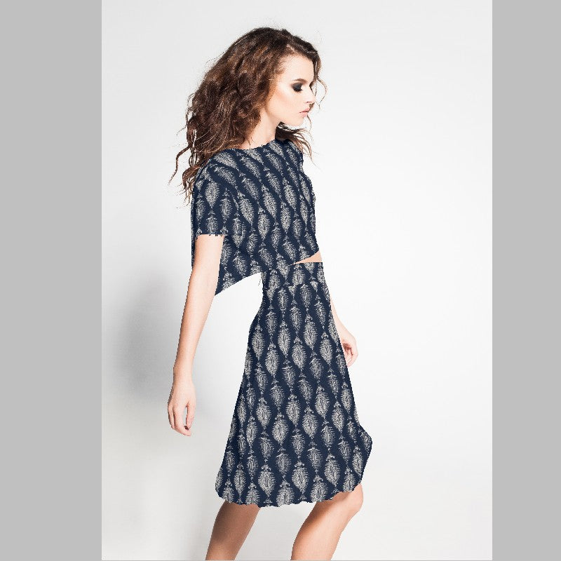 Viscose Médailles Bleu Électrique - Ribes y Casals