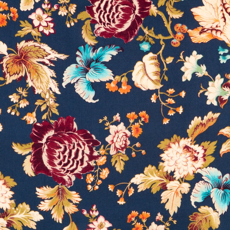 Viscose Ethnique Bleu - Ribes y Casals