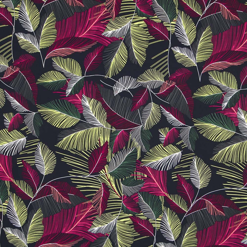 Viscose Palmiers Jaune - Ribes y Casals