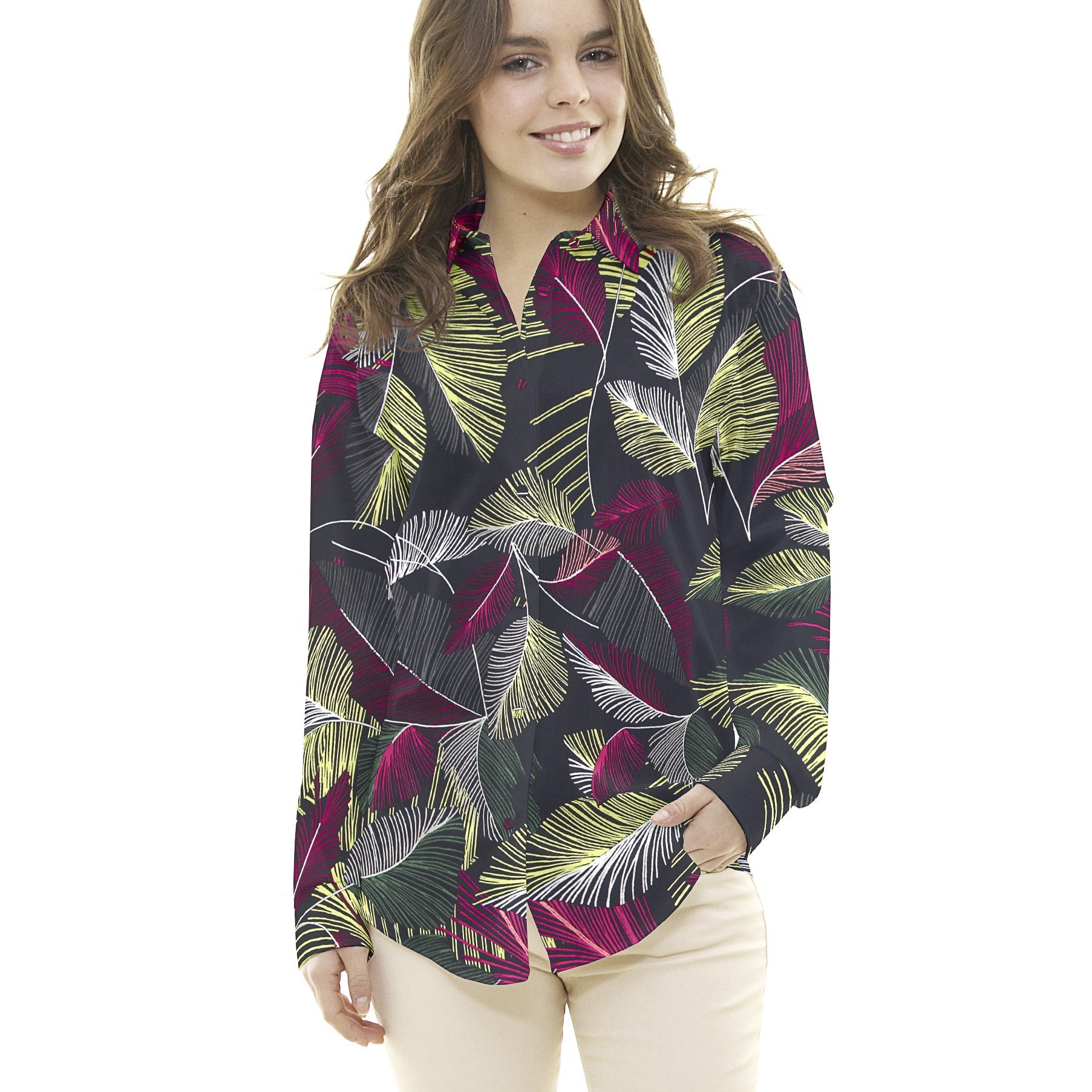 Viscose Palmiers Jaune - Ribes y Casals