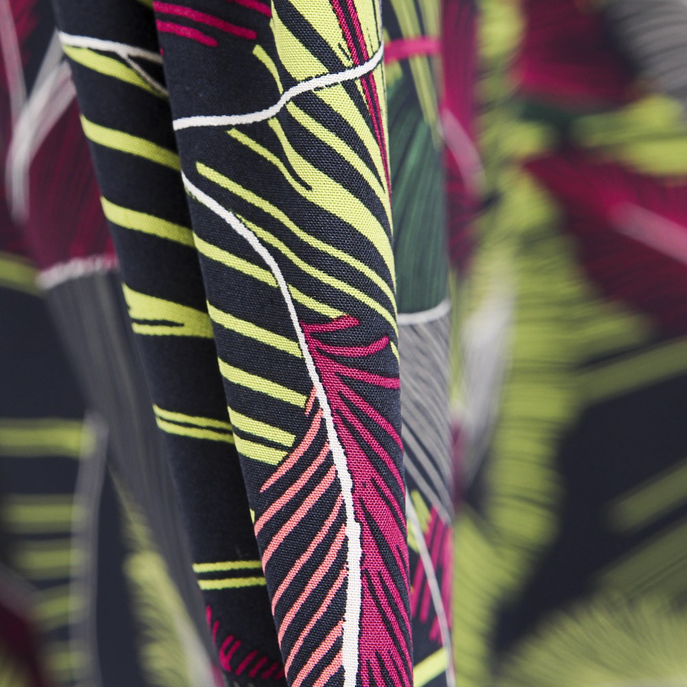 Viscose Palmiers Jaune - Ribes y Casals