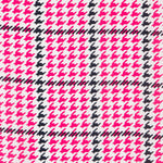 Viscose Pied Poule Fuchsia - Ribes y Casals
