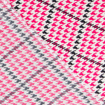 Viscose Pied Poule Fuchsia - Ribes y Casals