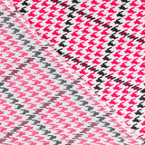 Viscose Pied Poule Fuchsia - Ribes y Casals