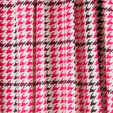 Viscose Pied Poule Fuchsia - Ribes y Casals