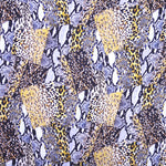 Viscose Patch Léopard Gris - Ribes y Casals