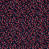 Viscose Pétales Bleu Marine - Ribes y Casals