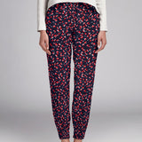 Viscose Pétales Bleu Marine - Ribes y Casals