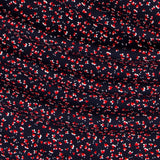 Viscose Pétales Bleu Marine - Ribes y Casals