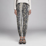 Viscose Peau De Serpent Gris - Ribes y Casals