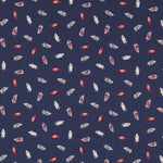 Viscose Plumes Bleu Soutenu - Ribes y Casals