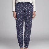 Viscose Plumes Bleu Soutenu - Ribes y Casals