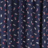 Viscose Plumes Bleu Soutenu - Ribes y Casals