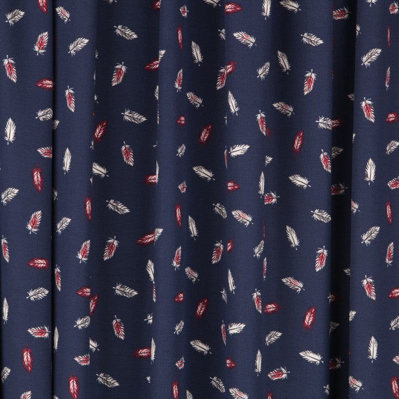 Viscose Plumes Bleu Soutenu - Ribes y Casals