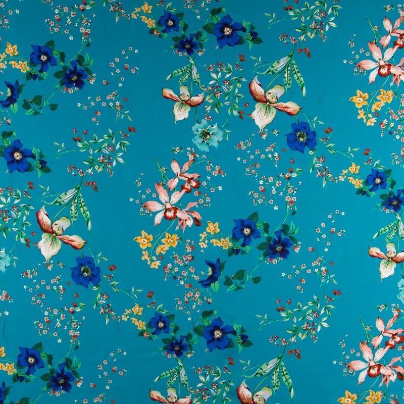 Viscose Ethnique Bleu - Ribes y Casals