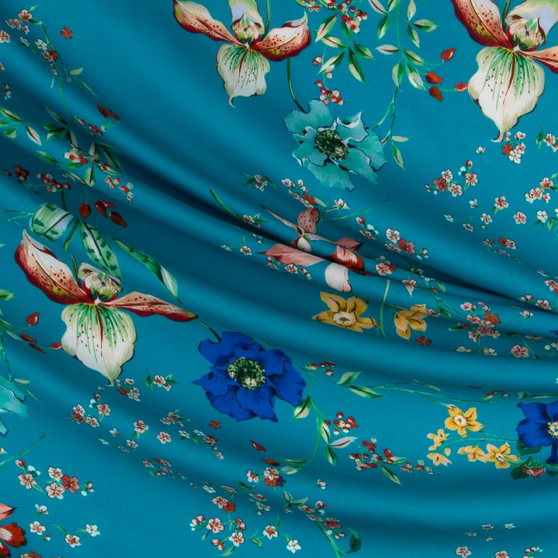 Viscose Ethnique Bleu - Ribes y Casals