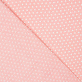 Viscose Pois Rose Blanc - Ribes y Casals