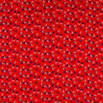 Viscose Brin de Fleurs Rouge - Ribes y Casals